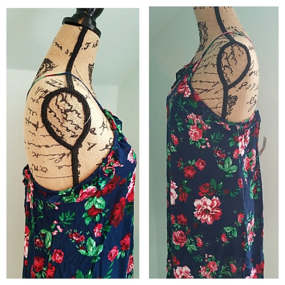 Floral mini shift dress - Picture 3 of 5